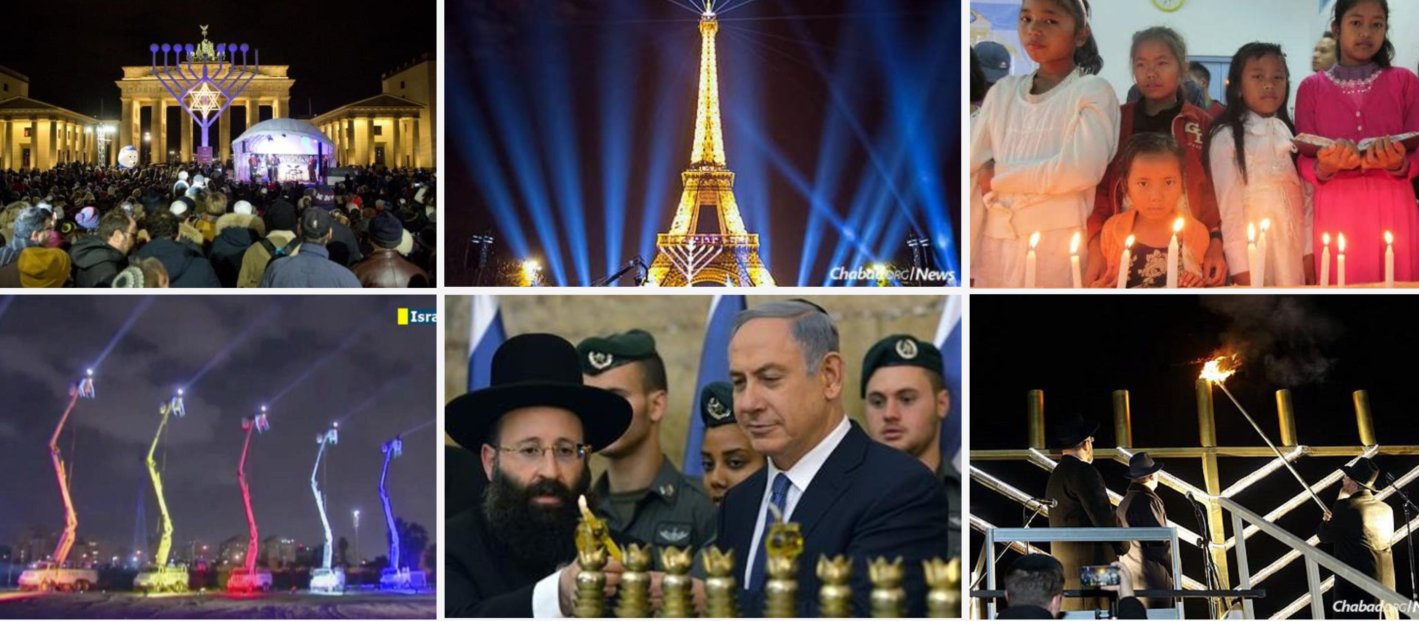 Hanukkah around the world: How the Jewish celebrations lit cities across the globe