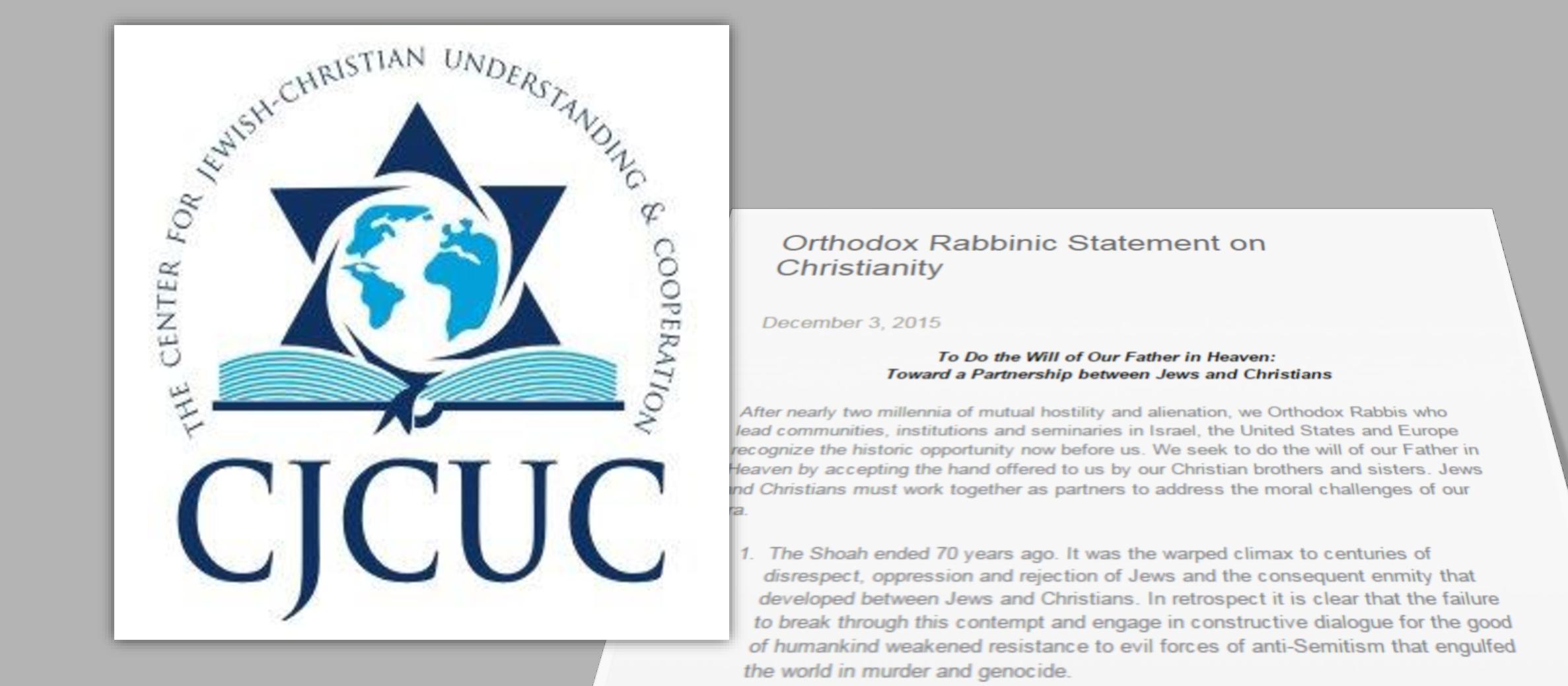 CUFI welcomes historical statement by Orthodox rabbis to Christians