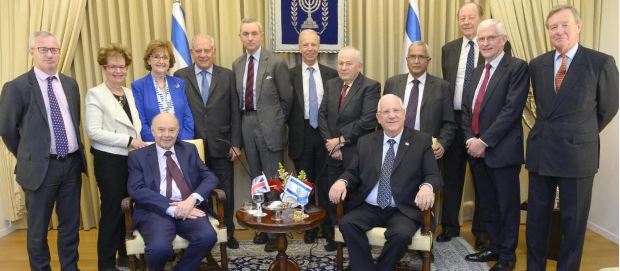 Cross-party peers hold talks with Israel’s President