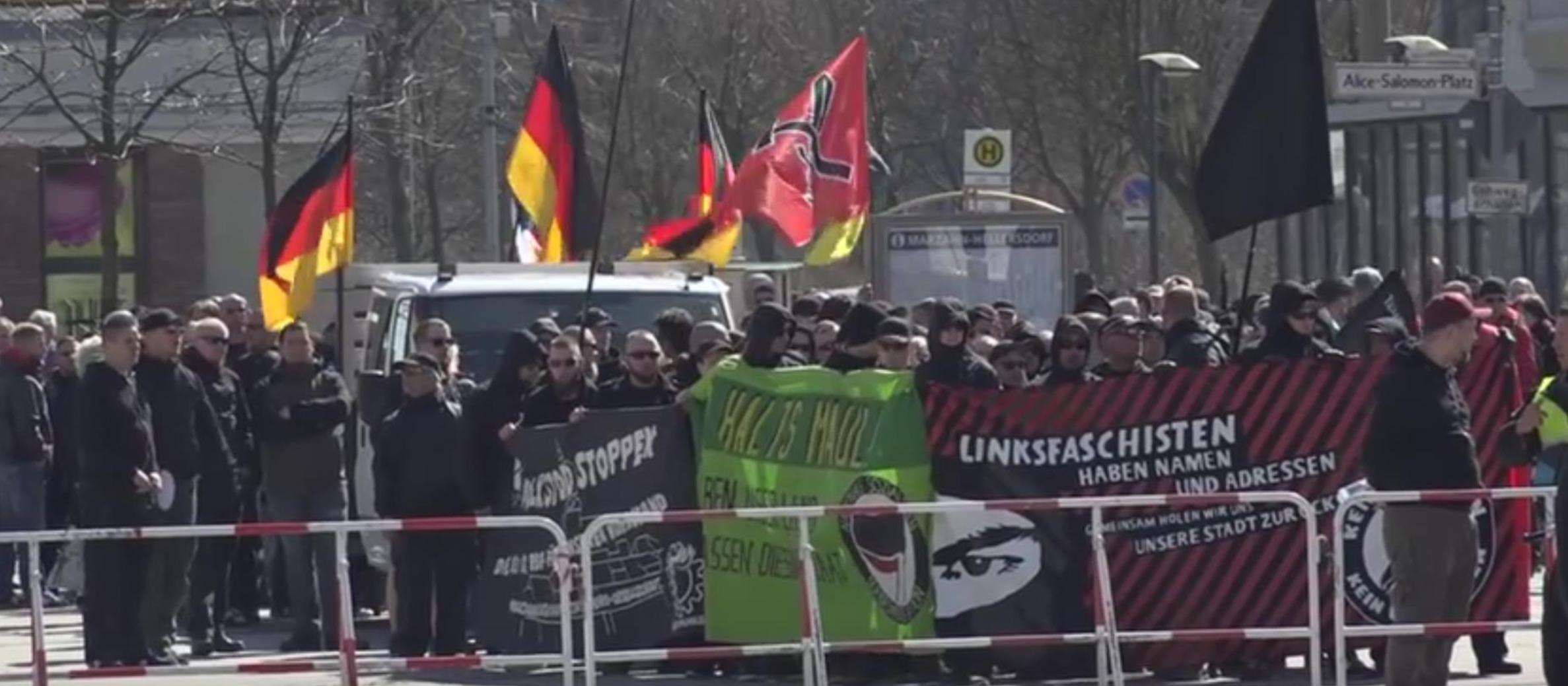 Berlin neo-Nazi demo largely targets Jews with chants of “Never again Israel”