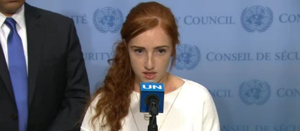 Husband and daughter of murdered Israeli address UN Security Council