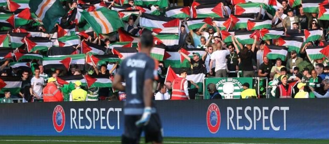 Celtic receive minimal fine for provocative Palestinian flag display