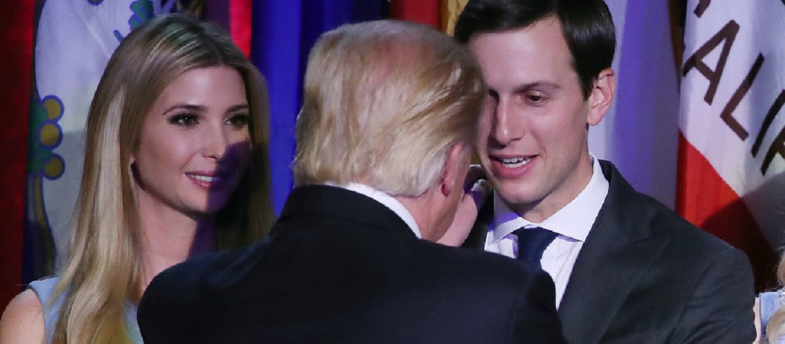 Trump to assign Jewish son-in-law as “broker for Middle East peace deal”