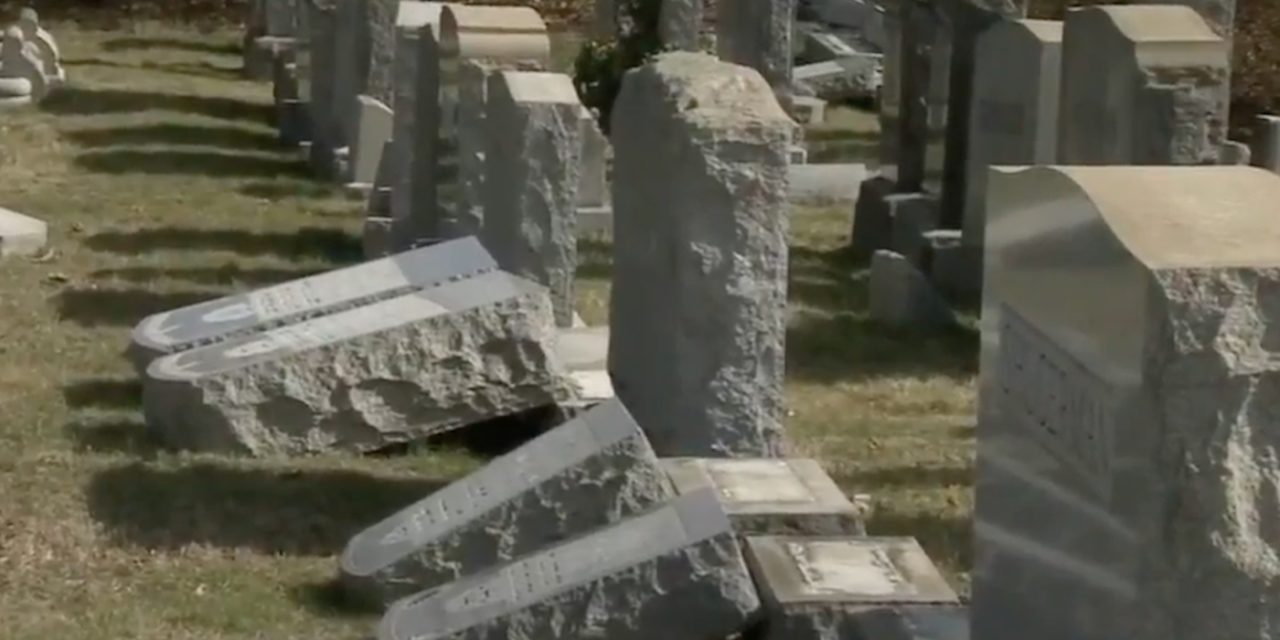 Another Jewish Cemetery vandalised, over 100 headstones damaged in Philadelphia