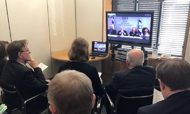 British Parliamentarians take part in first ever cross-party video conference with Israeli counterparts