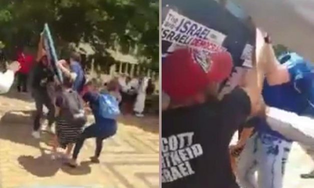 SOUTH AFRICA: Anti-Israel students turn violent; attack Jewish students and Israel display