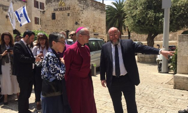 LIVE UPDATES: Archbishop Welby visits Israel today
