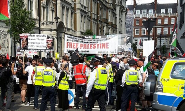 “Zionists responsible for Grenfell” says speaker at London Al Quds march