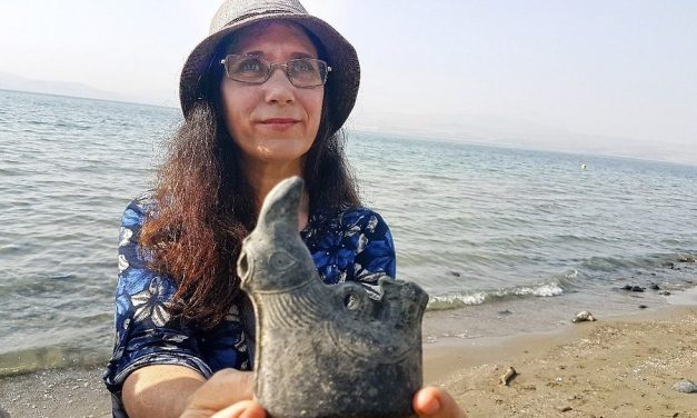 Israeli woman discovers 1,500-year-old artefact whilst wading in the Sea of Galilee