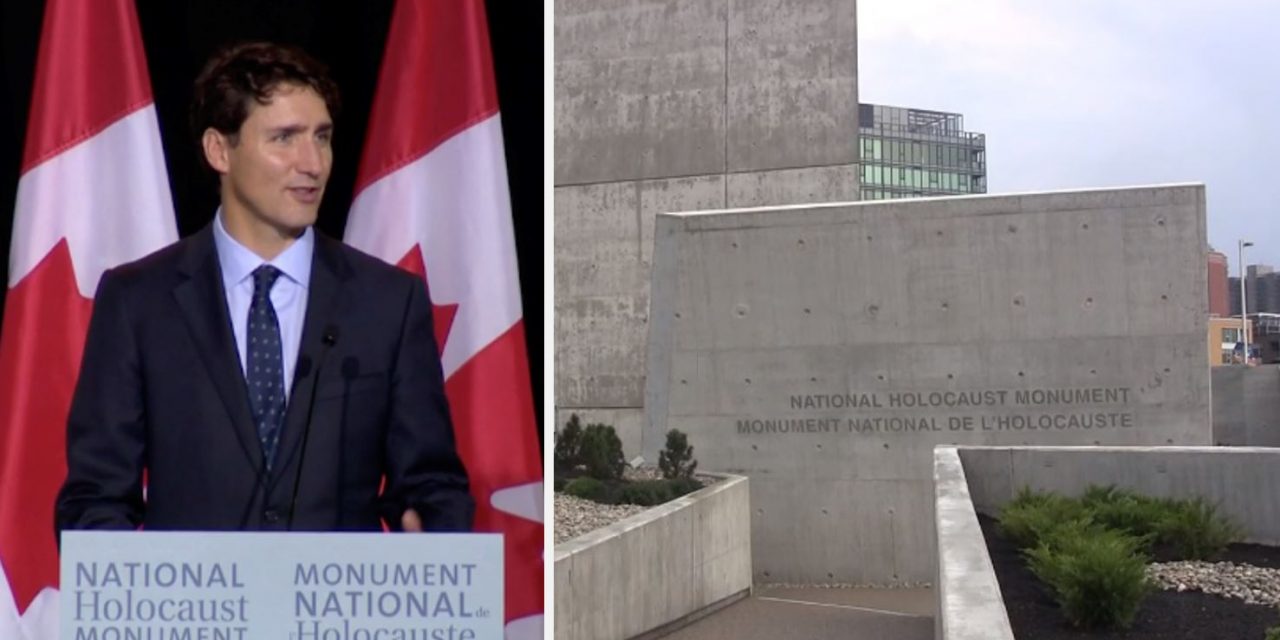 Canada: Trudeau opens Holocaust memorial that doesn’t mention Jews