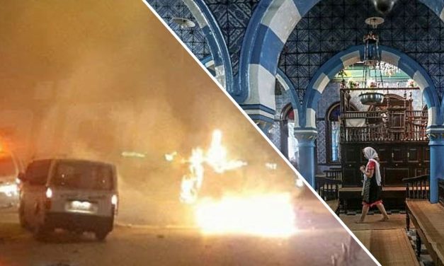 Synagogue and Jewish schools fire-bombed in Tunisia amid anti-government protests