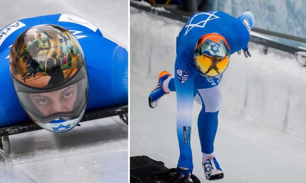 Check out this Israeli Olympians Biblically inspired helmets