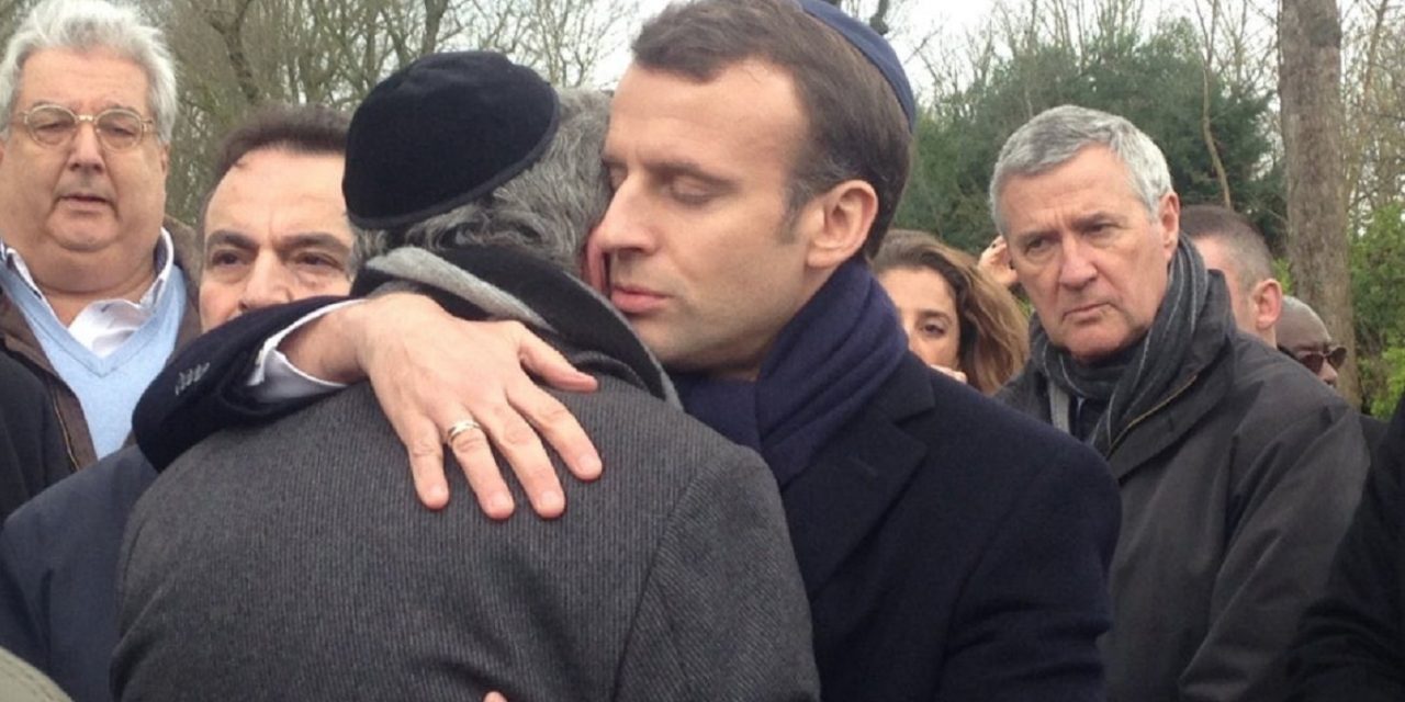 French President Macron attends funeral of murdered Holocaust survivor