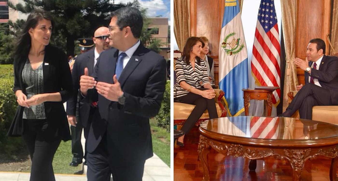 Ambassador Haley thanks Honduras and Guatemala for support ...