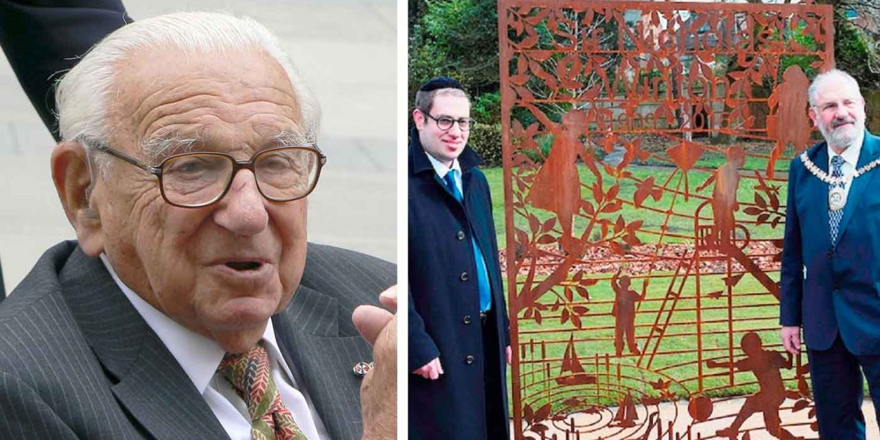 Memorial garden for Sir Nicholas Winton opened in Golders Green