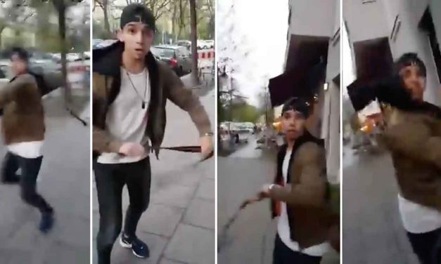 Anti-Semitic assault caught on camera in Berlin