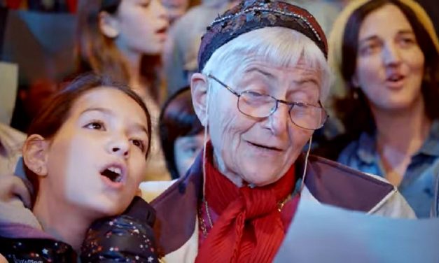 WATCH: 600 Holocaust survivors and their families sing moving song “Chai”