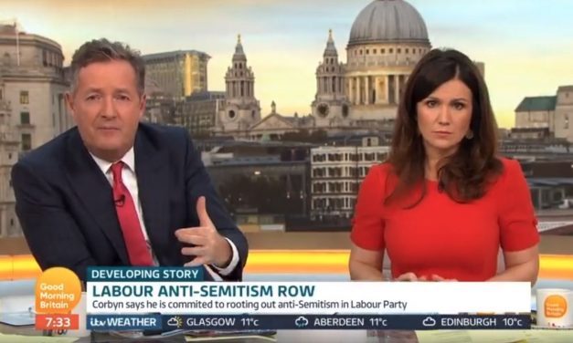 Piers Morgan: “Mr Corbyn, if Labour members use Nazi comparisons to Israel, EXPEL THEM”