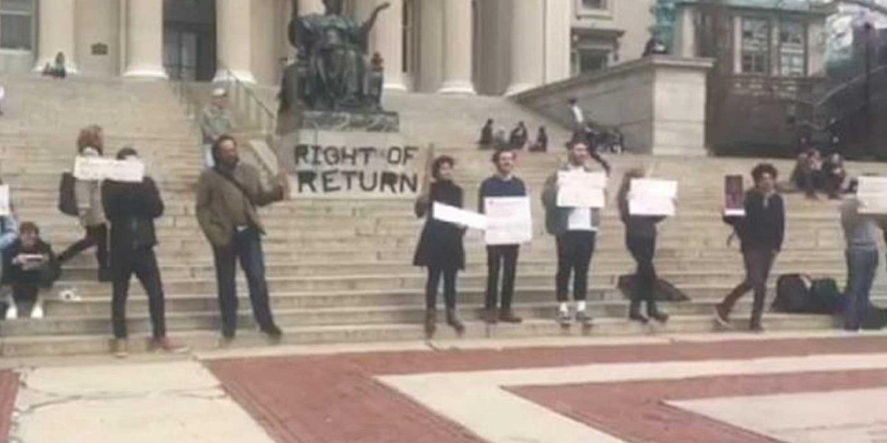 US: Columbia University students hold anti-Israel protest at Holocaust commemoration event