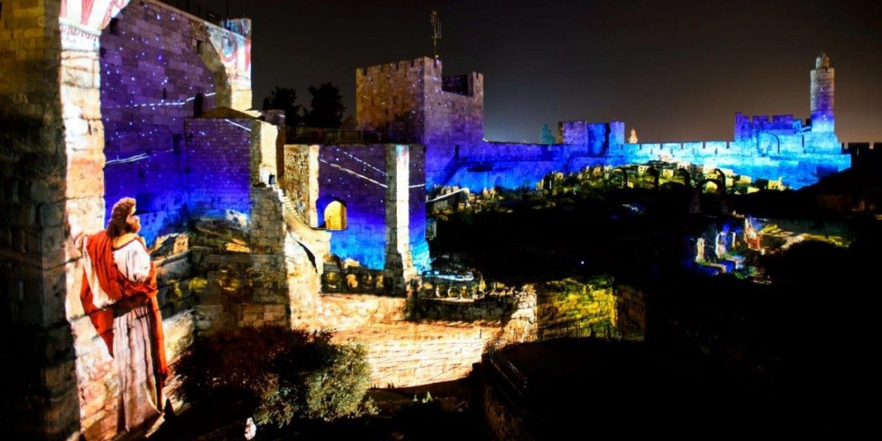 Jerusalem’s incredible new light show projects King David’s story onto Old City walls