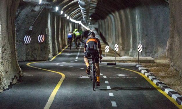 Jerusalem sewage tunnel turned into incredible cycle tunnel
