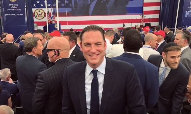 Inside the opening of the US embassy in Jerusalem