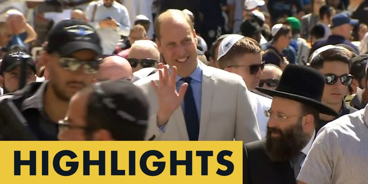 Highlights: The best moments from Prince William’s visit to Israel