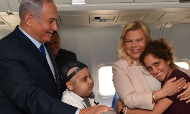 PM Netanyahu and Sara take kids fighting cancer to England’s World Cup semi-final
