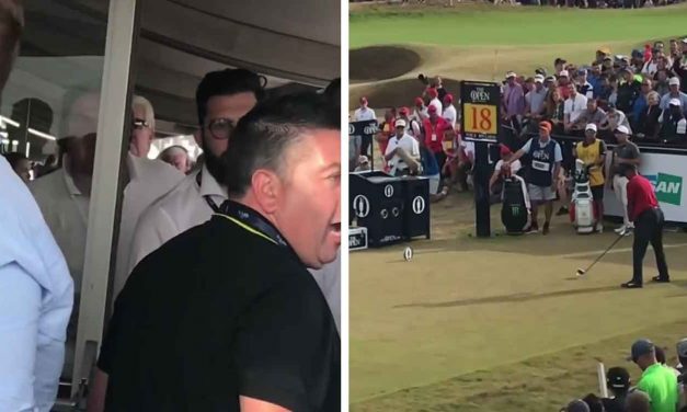 British Open heckler shouts “Free Palestine” to distract Tiger Woods