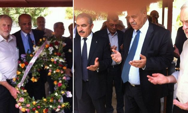 Calls for Corbyn to quit after pictures emerge of wreath-laying at “Palestinian martyrs” cemetery