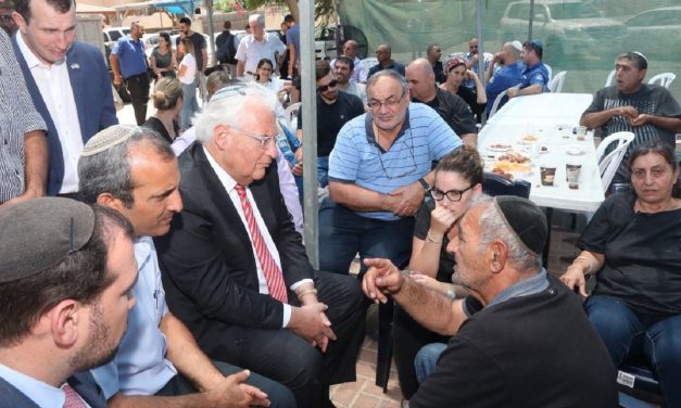 Palestinian Authority CONDEMNS Ambassador Friedman for visiting mourning Israeli family; fails to condemn terror attack