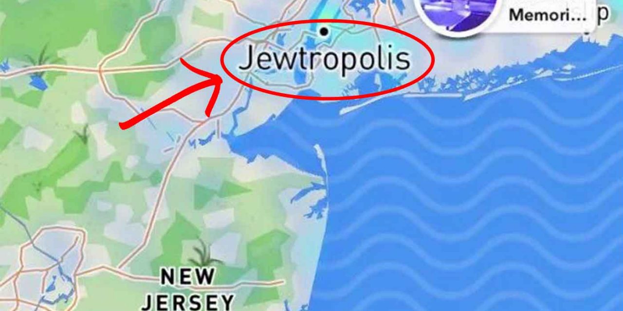 Hacker renamed “New York” to “Jewtropolis” on online map used by 400 million people