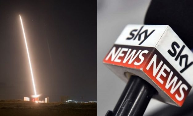 SkyNews completely IGNORES large-scale rocket attack on Israel