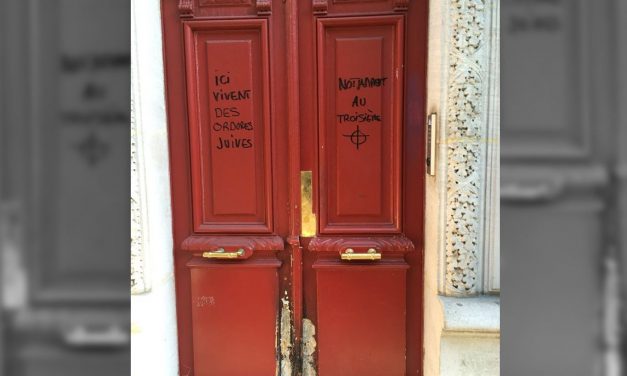 Jewish home in Paris vandalised with anti-Semitic writing