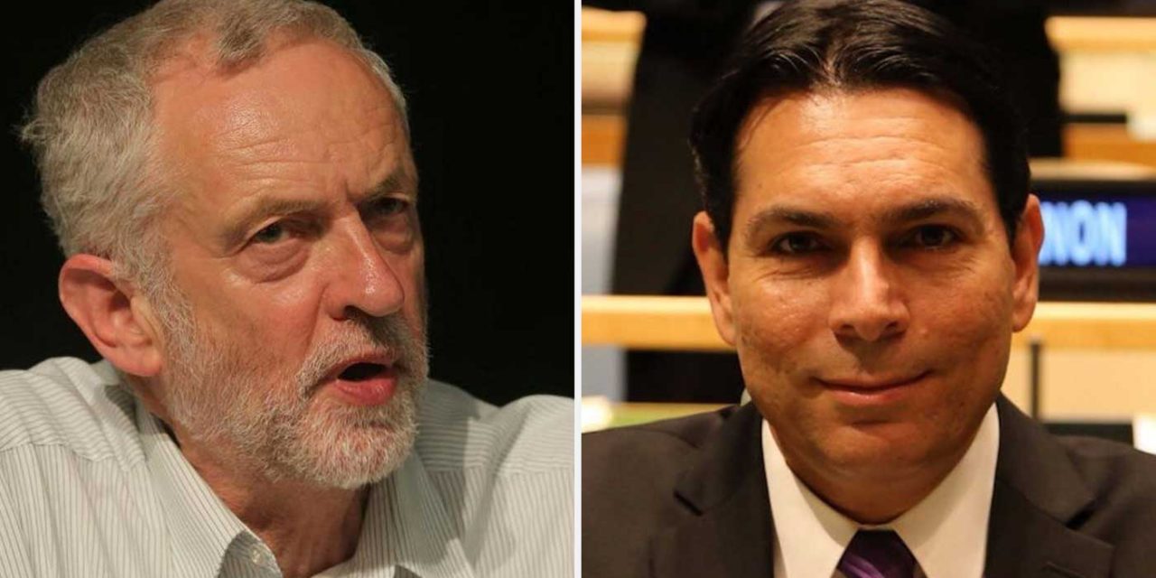 Israel’s Danon tells UK Lords: Corbyn is “anti-Semite who wants to return Britain to dark periods in history”