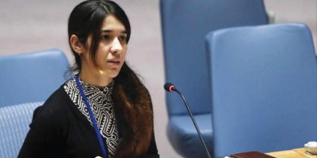 Nobel Peace Prize winner, Nadia Murad: “Israel a beacon of hope for Yazidis”