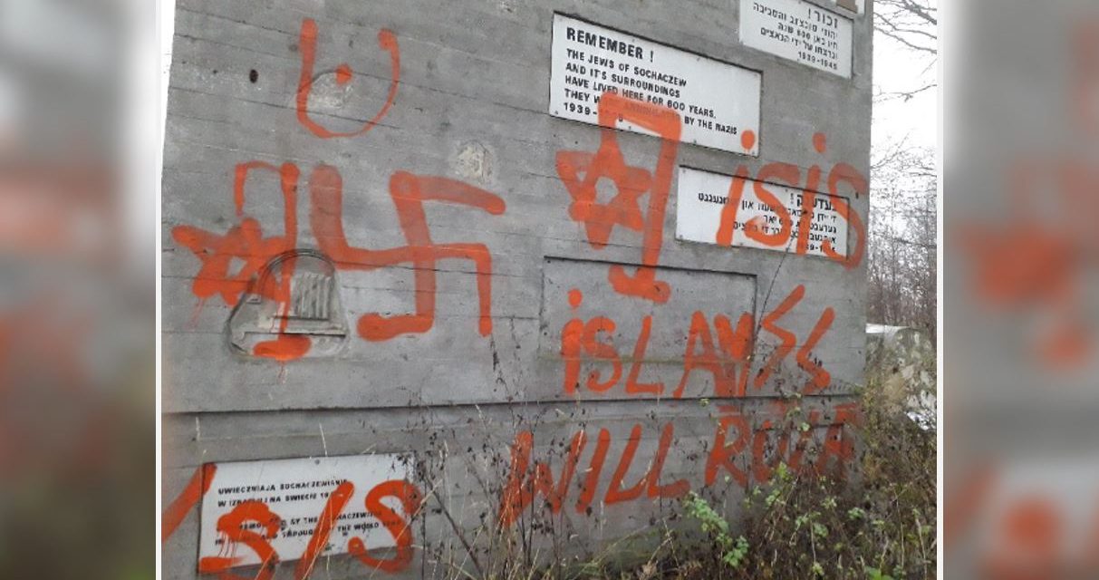 Jewish cemetery vandalised with pro-ISIS graffiti