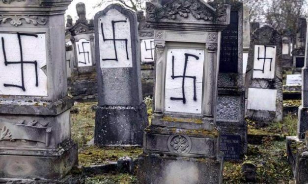 Jewish cemetery in Strasbourg vandalised with 37 gravestones being sprayed with antisemitic graffiti