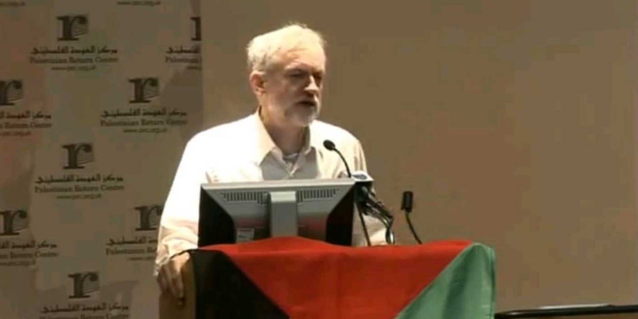 Corbyn filmed applauding “dismantle Israel” speech as he CONDEMNS the people of Milton Keynes