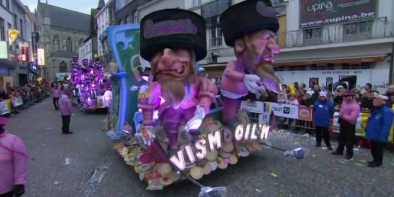 Belgian parade features anti-Semitic float with “dancing Jews, rats and money”