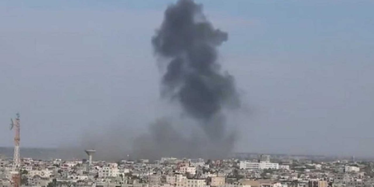 Israel strikes Hamas naval base after Palestinian terrorists fire mortar towards civilians