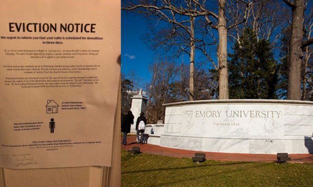 Mock eviction notices posted on Jewish students’ dormitory doors