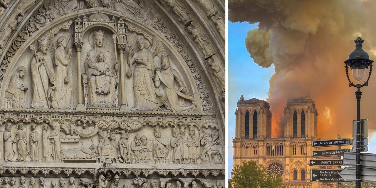 Notre Dame’s carvings that depict the tragic history of Jews in Paris