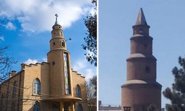 Iran agents storm church; tear down cross and forces closure