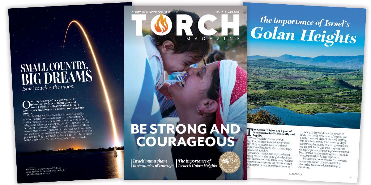 “Be strong and courageous” | Receive your free copy of TORCH Magazine