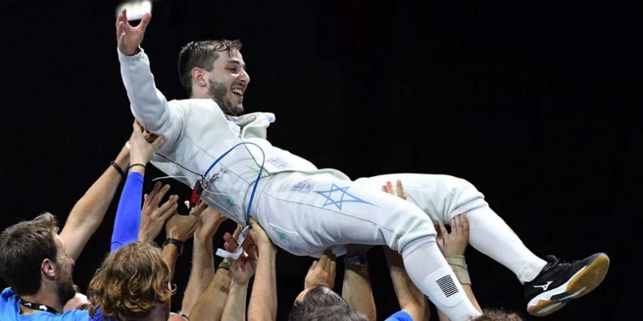 In first, Israeli wins European fencing championship