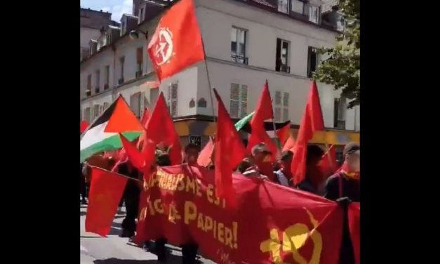 PARIS: “Death to Israel” chanted at march supporting imprisoned terrorist