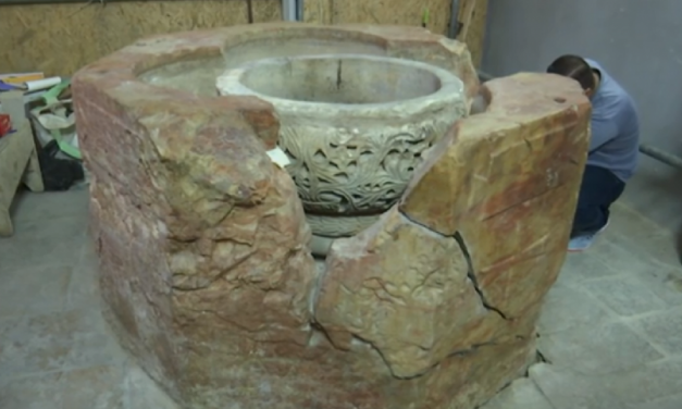 Hidden “baptismal font” discovered at Church of the Nativity in Bethlehem