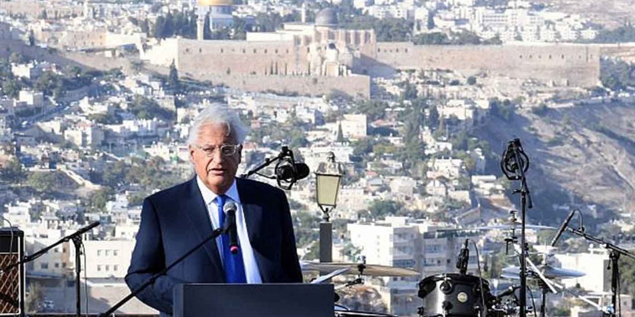 US Ambassador Friedman tells pro-Israel Christians: “Jerusalem literally keeps us safe”