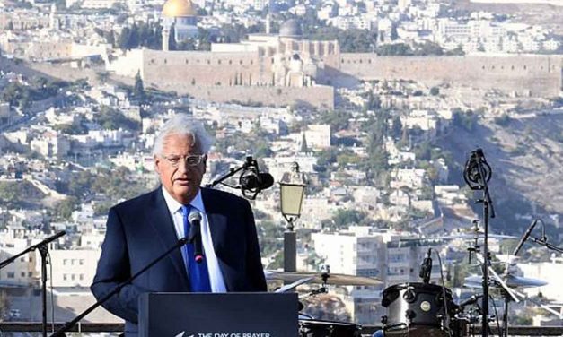 US Ambassador Friedman tells pro-Israel Christians: “Jerusalem literally keeps us safe”